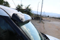 Fiat Doblo II 2010-2022 Casquette de pare-brise (noir brillant, 5mm) photo 5