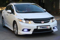 Honda Civic Sedan IX 2011-2016 Déflecteur de capot (EuroCap) photo 2