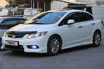 Honda Civic Sedan IX 2011-2016 Déflecteur de capot (EuroCap) photo 3