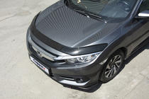Honda Civic Sedan X 2016-2021 Déflecteur de capot (EuroCap) photo 2