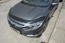 Honda Civic Sedan X 2016-2021 Déflecteur de capot (EuroCap) photo 3