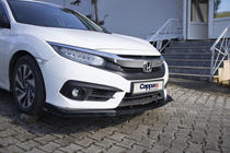 Honda Civic Sedan X 2016-2021 Lame avant V1 (noir) photo 7