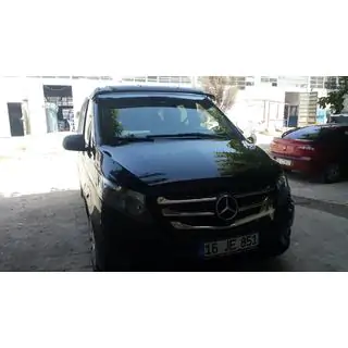 Visière de pare-brise (noir brillant, 5mm) Mercedes Vito/V-class W447 2014- photo 4