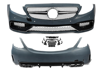 Mercedes C-class W205 2014-2021 Kit carrosserie avec pare-chocs arrière complet (AMG C63-designs 2014-2018) photo 5