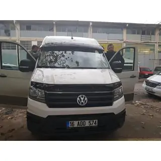 Déflecteur de pare-brise (noir brillant, 5mm) Volkswagen Crafter 2016- photo 4