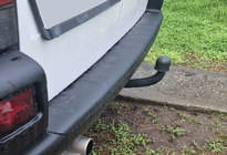 Volkswagen T4 Transporter 1990-2003 Protection de pare-chocs arrière EuroCap (ABS) photo 3