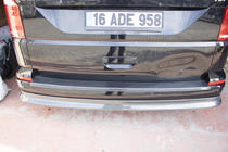 Volkswagen T6 2015-2024 Cache de pare-chocs arrière EuroCap effet carbone (ABS) photo 8