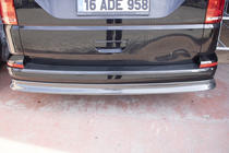 Volkswagen T6 2015-2024 Cache de pare-chocs arrière EuroCap effet carbone (ABS) photo 9