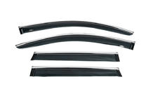 Porsche Cayenne 2010-2017 Déflecteurs de vitres avec bande chromée (4 pcs, HIC) photo 4