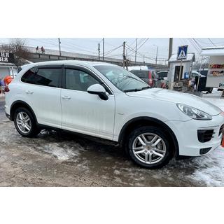 Déflecteurs de vitres avec bande chromée (4 pcs, HIC) Porsche Cayenne 2010-2017 photo 3