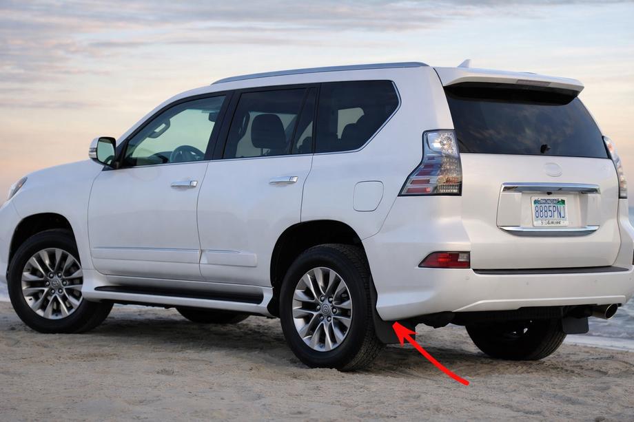 Lexus GX460 2009-2023 Bavettes arrière Premium (2 pcs, 2013+) Image