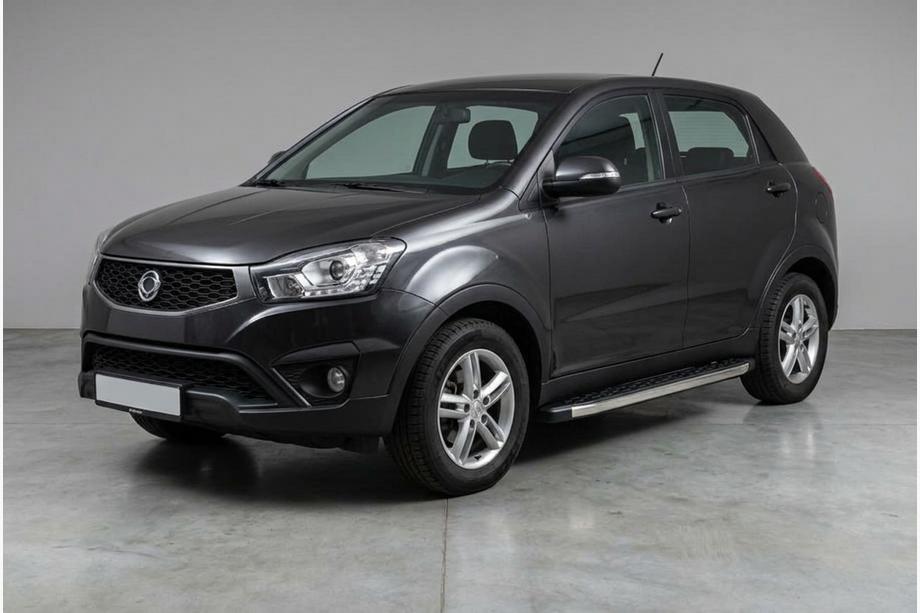SsangYong Korando 2010-2019 Marchepieds Latéraux BlackLine (2 pcs, Aluminium) Image