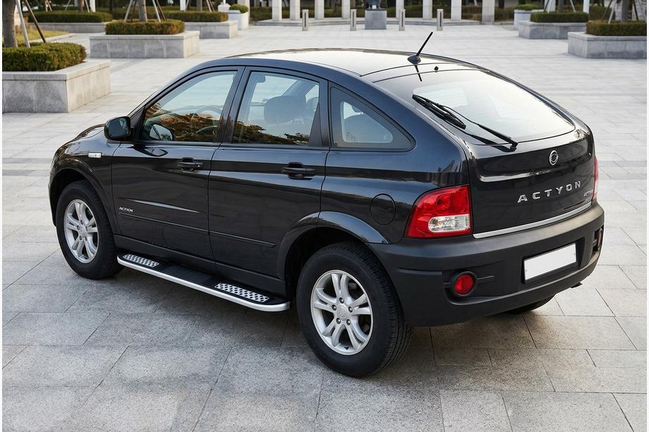 SsangYong Action 2005-2018 Marchepieds Latéraux Tayga V2 (2 pcs, Aluminium) Image