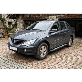 Marchepieds Latéraux New Vision Black (2 pcs, Aluminium) SsangYong Action 2005-2018 photo 1