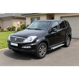 Marchepieds Latéraux Vision New Grey (2 pcs, Aluminium) SsangYong Rexton I 2001-2017 photo 1