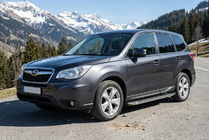Subaru Forester 2013-2018 Marchepieds Latéraux BlackLine (2 pcs, Aluminium) photo 1