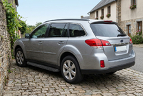 Subaru Outback 2009-2014 Marchepieds Latéraux Tayga Black (2 pcs, Aluminium) photo 1