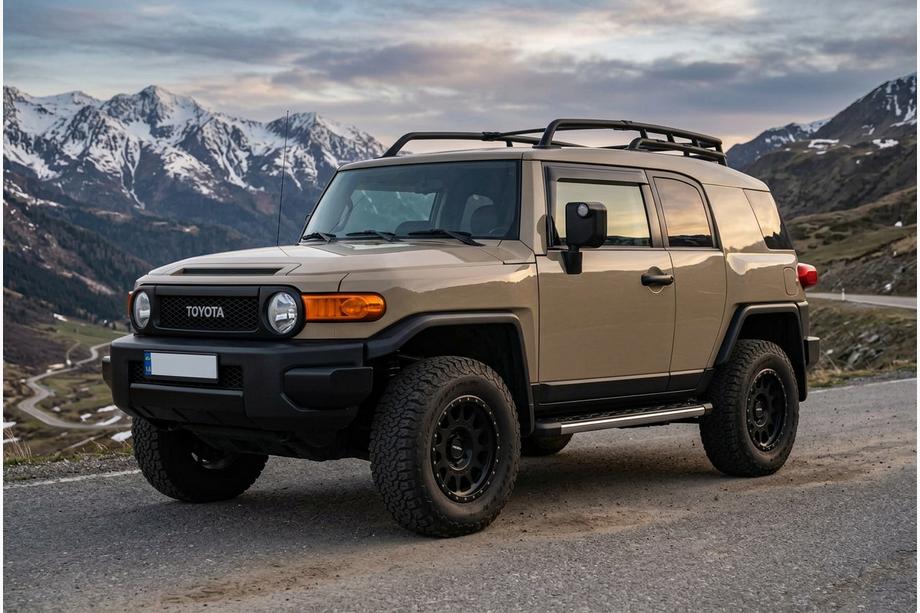 Toyota FJ Cruiser 2006-2022 Marchepieds Latéraux BlackLine (2 pcs, Aluminium) Image