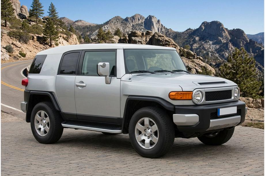 Toyota FJ Cruiser 2006-2022 Marchepieds Latéraux Tayga Grey (2 pcs, Aluminium) Image