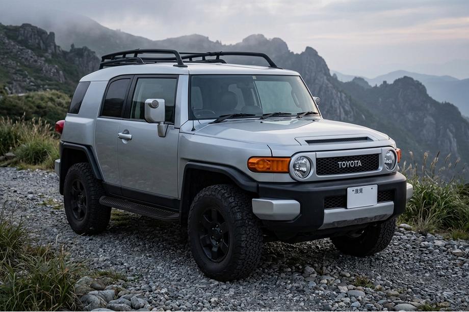Toyota FJ Cruiser 2006-2022 Marchepieds Latéraux Tayga Black (2 pcs, Aluminium) Photo 1