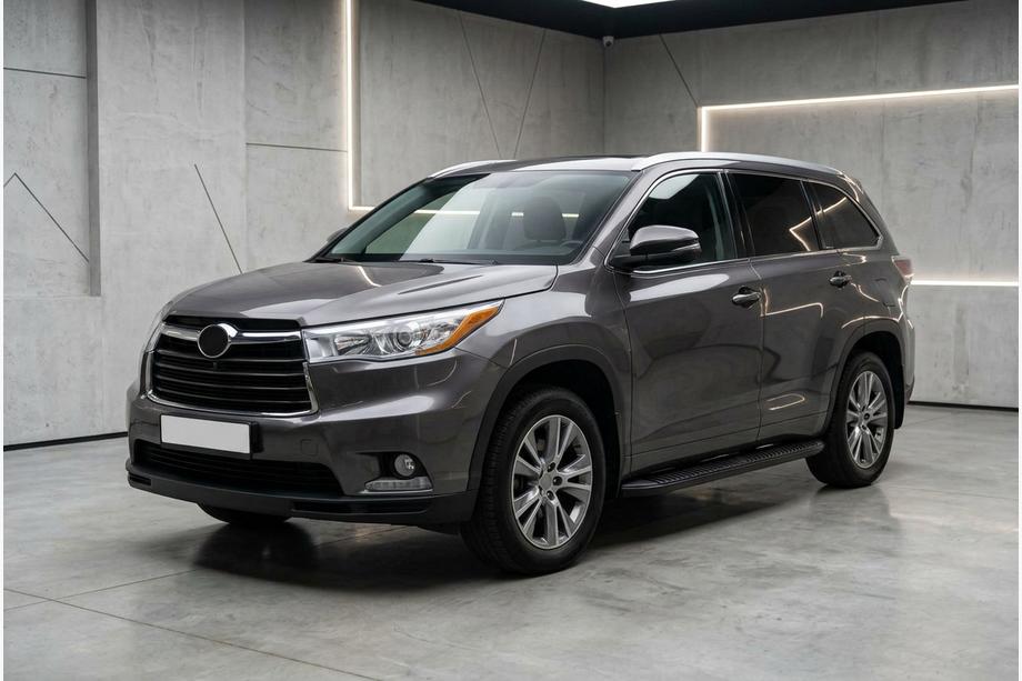 Toyota Highlander 2013-2019 Marchepieds Latéraux Tayga Black (2 pcs, Aluminium) Image