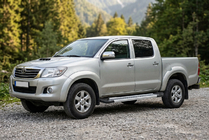 Toyota Hilux 2006-2015 Marchepieds Latéraux New Vision Grey (2 pcs, Aluminium) photo 1