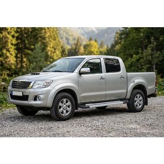 Marchepieds Latéraux New Vision Grey (2 pcs, Aluminium) Toyota Hilux 2006-2015 photo 1