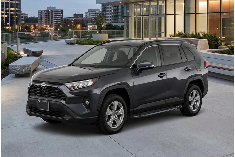 Toyota Rav 4 2019–2025 Marchepieds Latéraux RedLine Black (2 pcs, Aluminium) Image