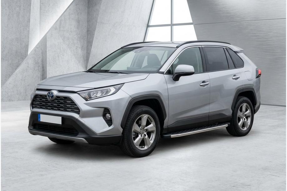 Toyota Rav 4 2019–2025 Marchepieds Latéraux BlackLine (2 pcs, Aluminium) Image