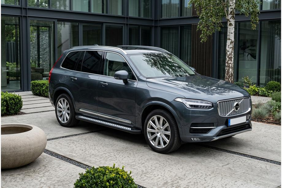 Volvo XC90 2015- Marchepieds Latéraux New Vision Black (2 pcs, Aluminium) Image