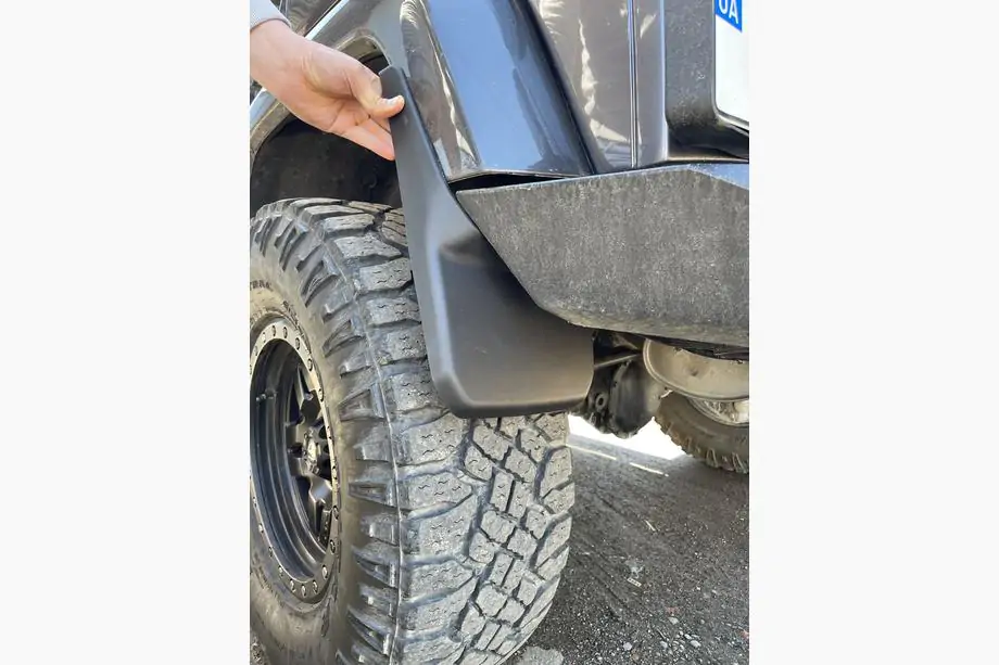 Jeep Wrangler 2007-2017 Bavettes Premium (4 pcs) Photo 4