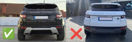 Range Rover Evoque 2012-2018 Bavettes d'origine Premium Dynamic (4 pcs) photo 2
