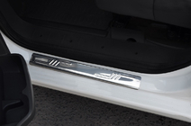 Fiat Fiorino/Qubo 2008-2024 Seuils de porte OmsaLine (2 pcs, inox) photo 2