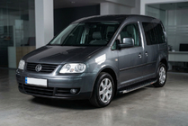Volkswagen Caddy 2004-2010 Marchepieds Latéraux BlackLine (2 pcs, Aluminium) photo 1