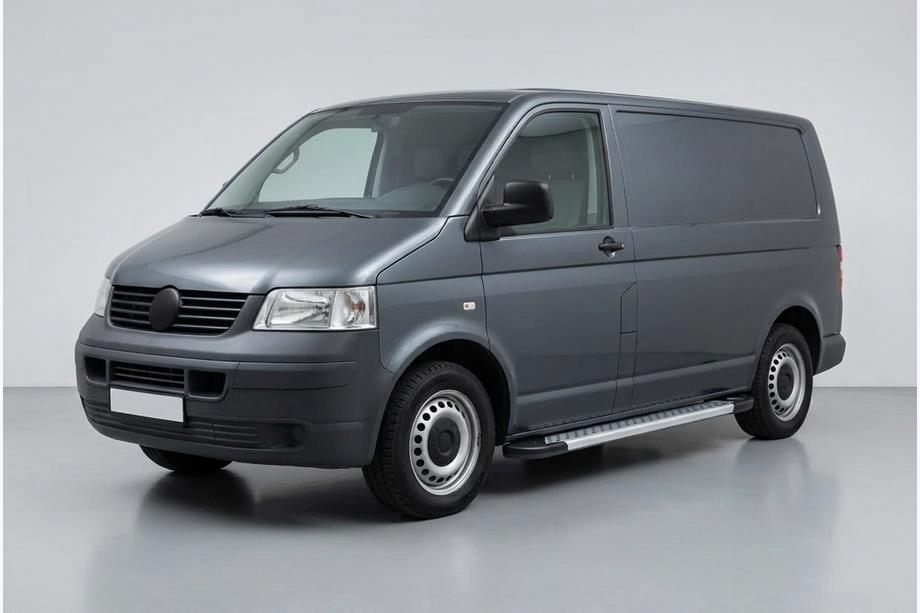 Volkswagen T5 Transporter 2003-2010 Marchepieds Latéraux New Vision Grey (2 pcs, Aluminium) Image