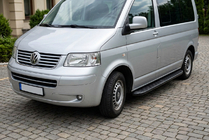 Volkswagen T5 Transporter 2003-2010 Marchepieds Latéraux Tayga Black (2 pcs, Aluminium) photo 1