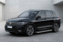 Volkswagen Tiguan 2016-2023 Marchepieds Latéraux BlackLine (2 pcs, Aluminium) photo 1