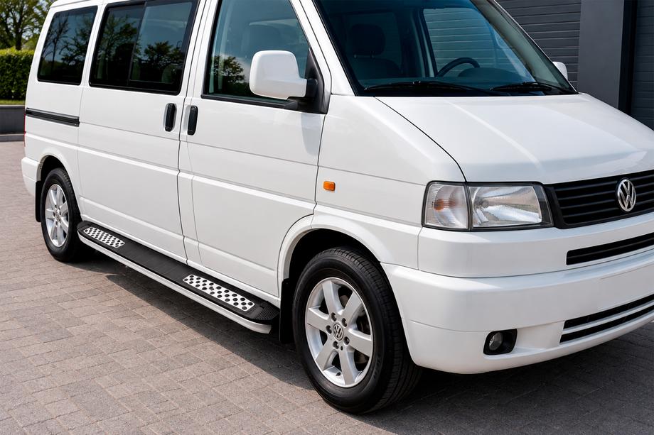 Volkswagen T4 Transporter 1990-2003 Marchepieds Latéraux Tayga V2 (2 pcs, Aluminium) Image