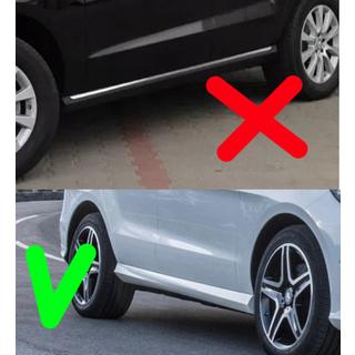 Bavettes avant d'origine pour ML/GLE W166 sans marchepieds (bas de caisse AMG) photo 2
