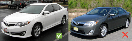 Toyota Camry 2011–2017 Bavettes Premium (pour USA SE, 2011-2014, 4 pièces) photo 4