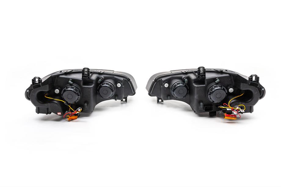 BMW X5 E70 2007-2013 Phares avant avec éclairage LED (2 pcs, fumés) Photo 5