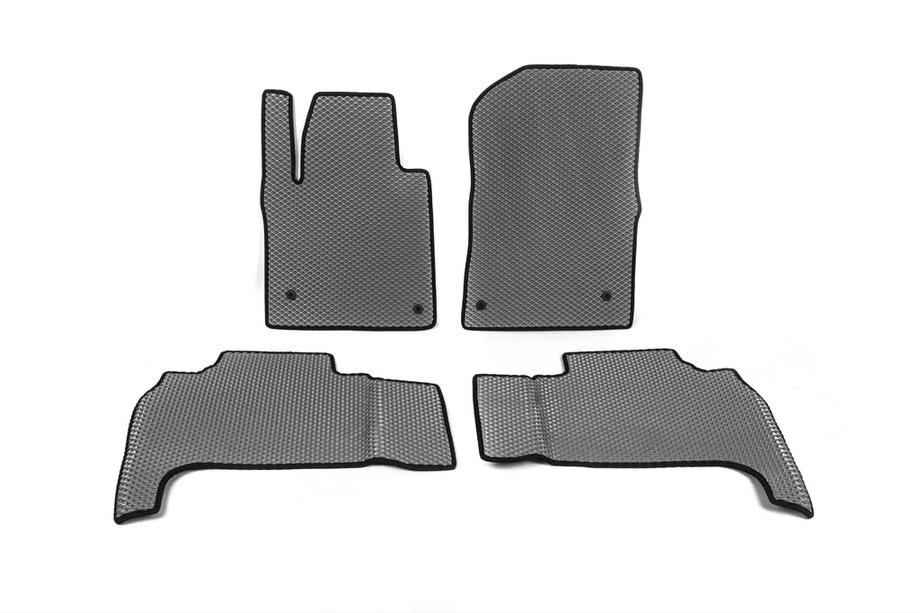 Lexus LX570/450d 2008-2022 Tapis de sol en polyuréthane (2008-2012, EVA, gris) Image