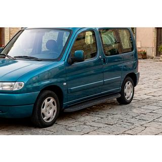 Marchepieds Latéraux Tayga Black (2 pcs, Aluminium) Peugeot Partner 1996-2008 photo 1
