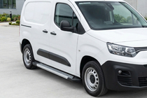 Peugeot Partner/Rifter 2019- Marchepieds Latéraux New Vision Grey (2 pcs, Aluminium) Empattement Long photo 1