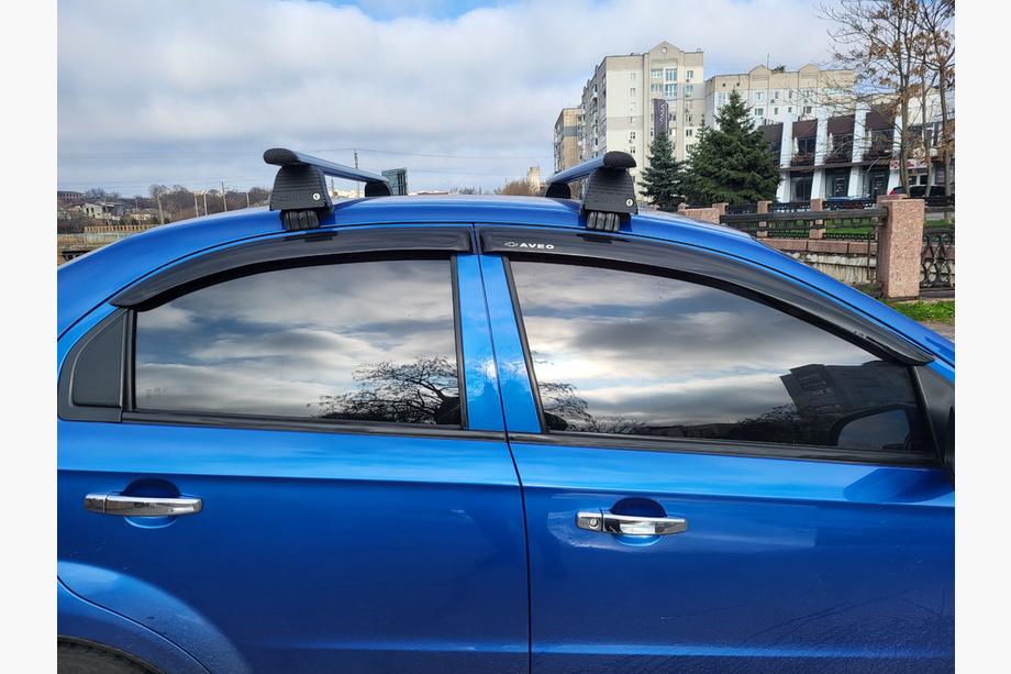 Chevrolet Aveo T250 2005-2011 Barres de toit pour toit lisse (2 pcs, Asaf V4) Photo 6