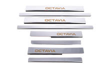 Skoda Octavia III A7 2013-2019 Seuils de porte Carmos V1 (8 pcs, inox) photo 4