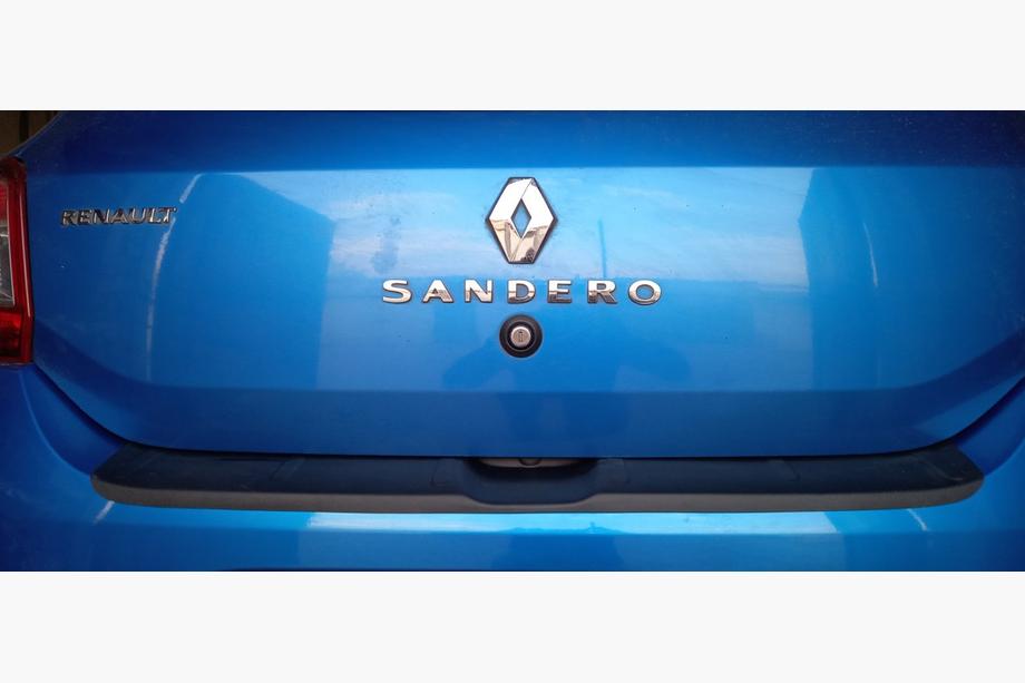 Renault Sandero 2013-2022 Protection de pare-chocs arrière EuroCap (ABS) Photo 5