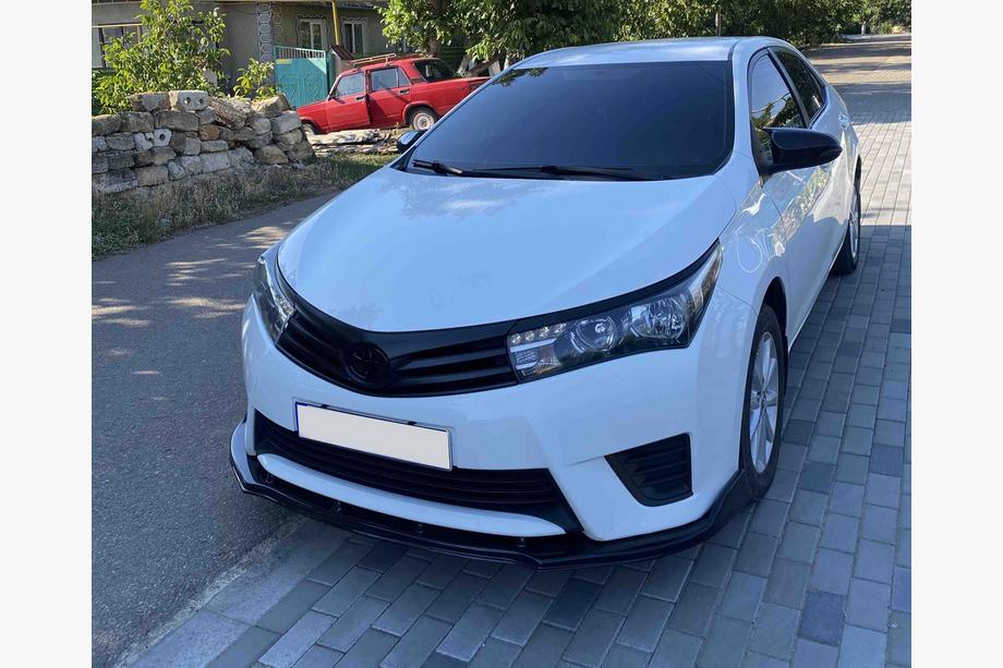 Toyota Corolla 2013-2019 Lame avant pare-chocs (noir) Image