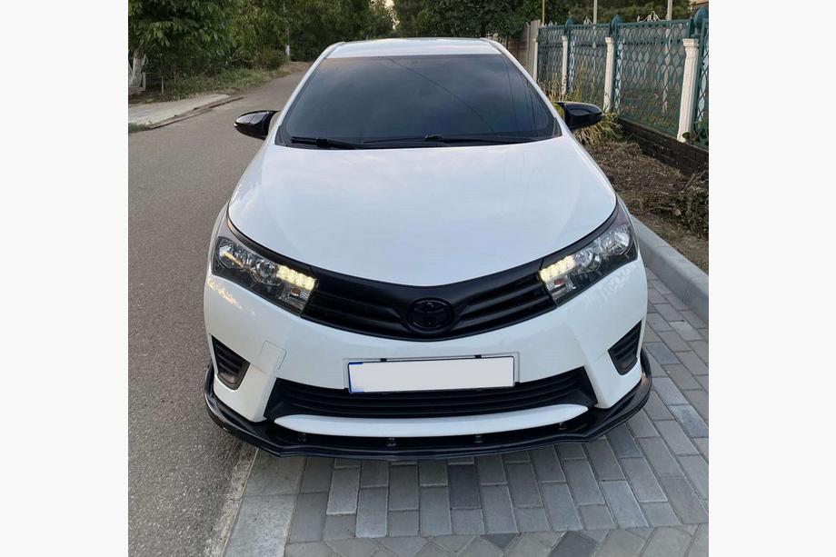 Toyota Corolla 2013-2019 Lame avant pare-chocs (noir) Photo 2