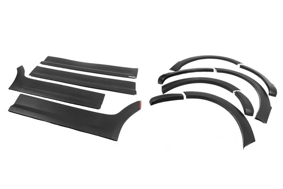 Volkswagen Caddy 2010-2015 Kit de moulures et élargisseurs d'ailes Empattement Long Photo 4